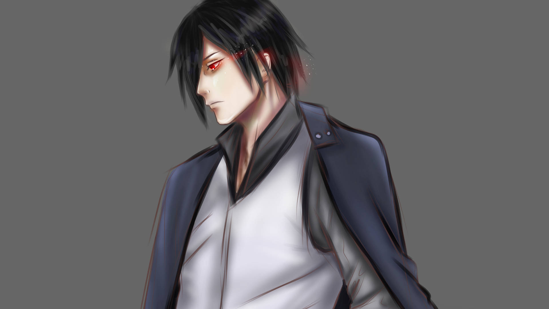 Sasuke Pfp In Modern Outfit Background