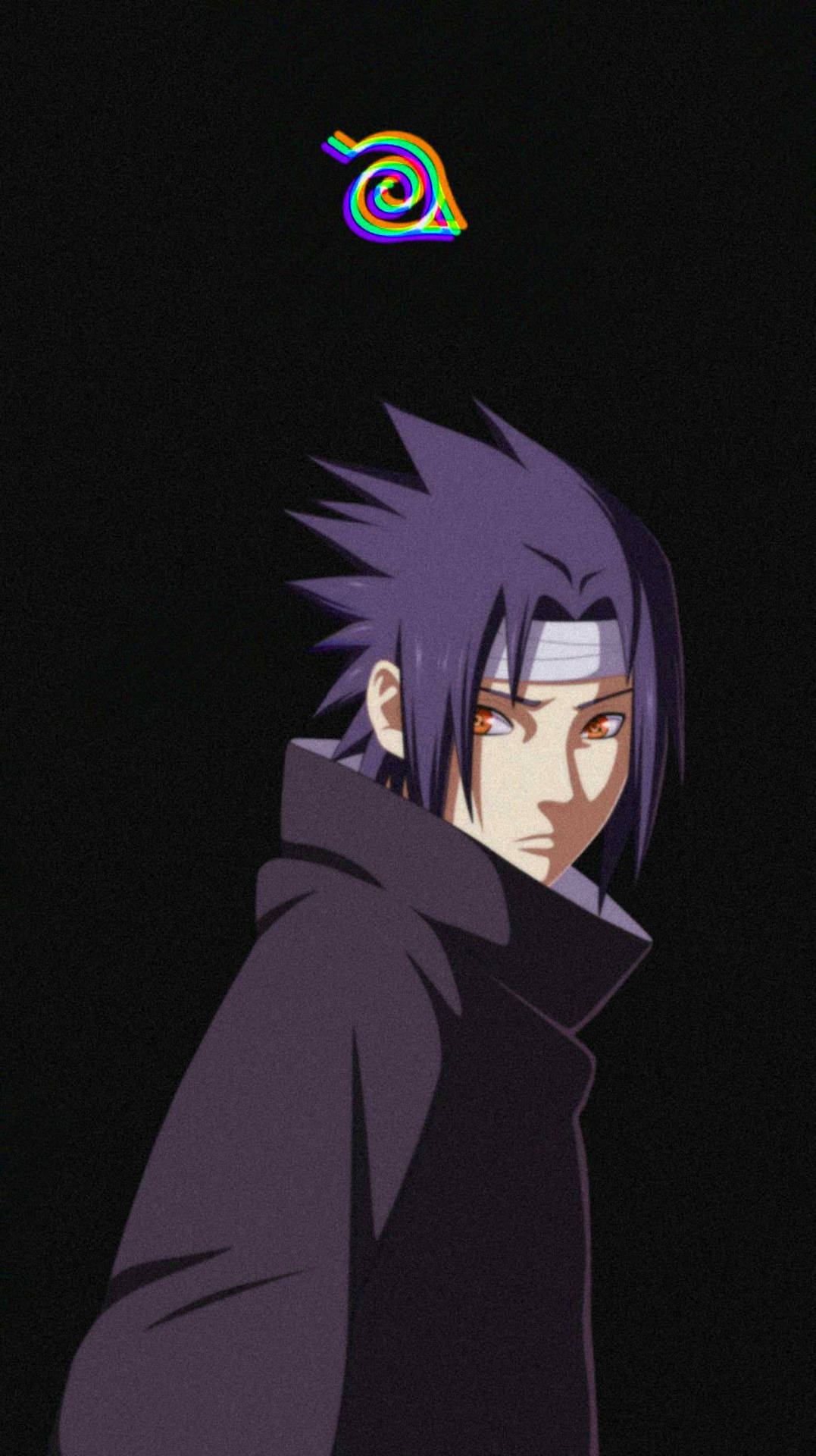 Sasuke Pfp Trippy Background