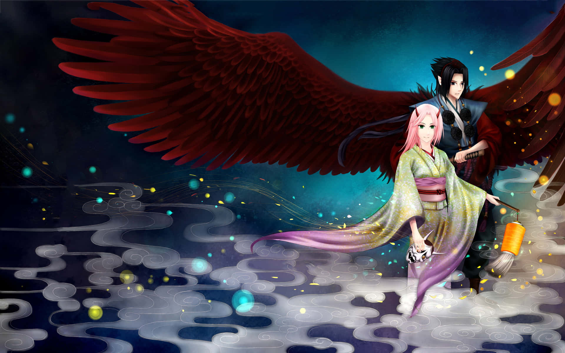 Sasuke Sakura – Beloved Characters From The Hit Anime Series Background