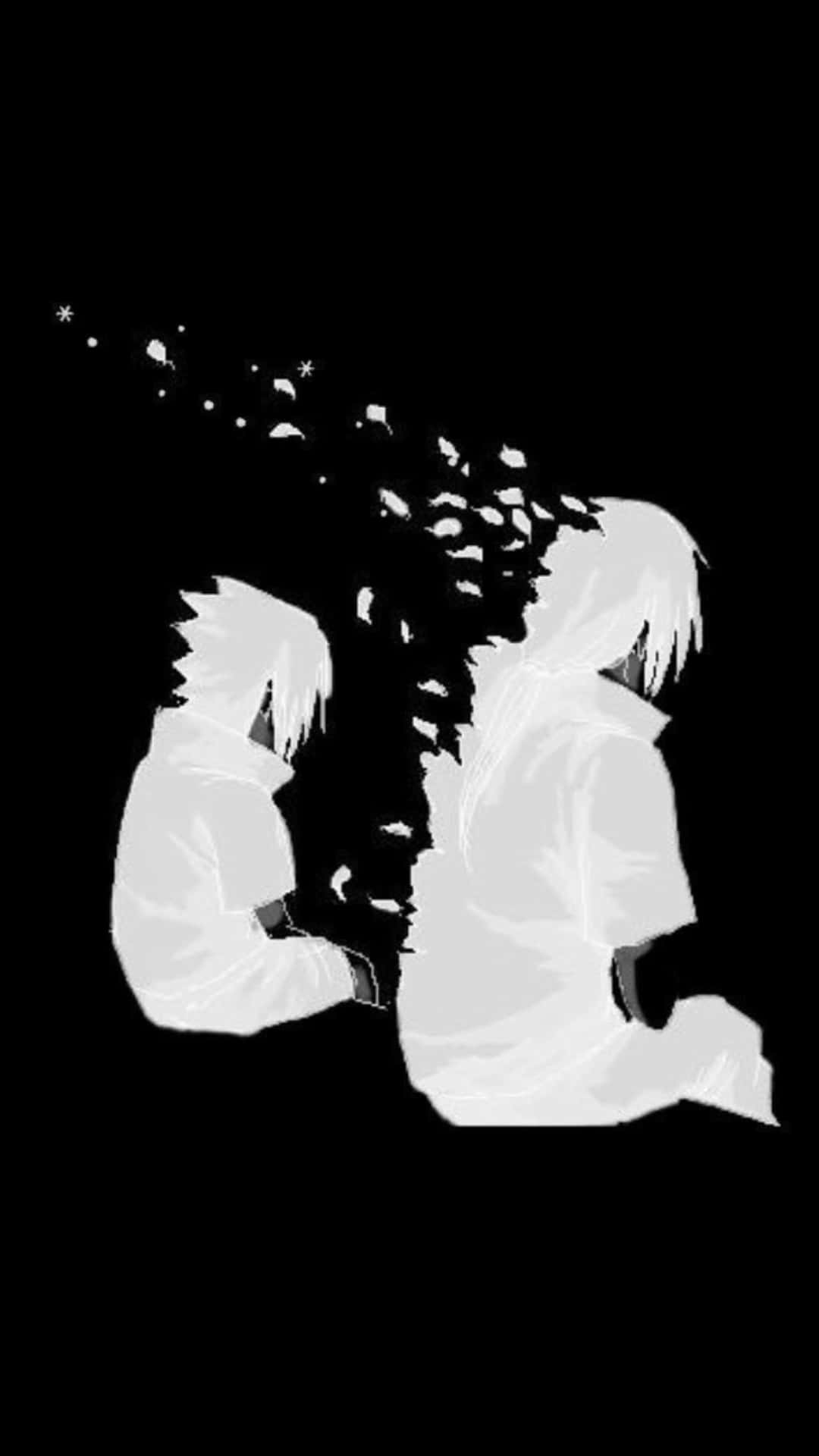 Sasuke Silhouette Art Background
