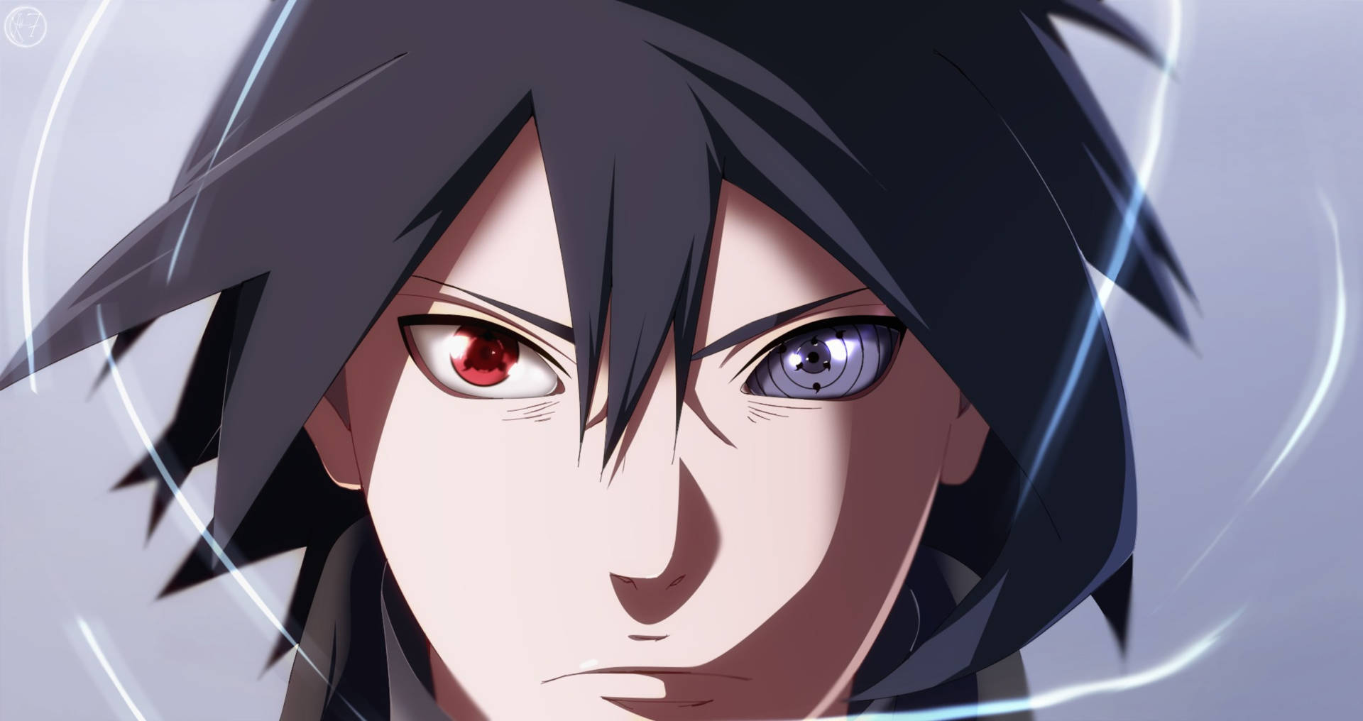 Sasuke Uchiha 4k Using Both Sharingan And Rinnegan Background