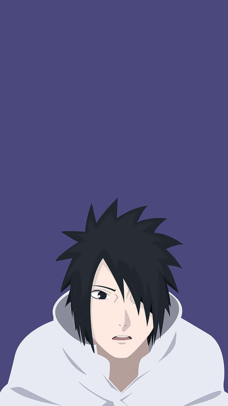 Sasuke Uchiha Minimalist Artwork Background