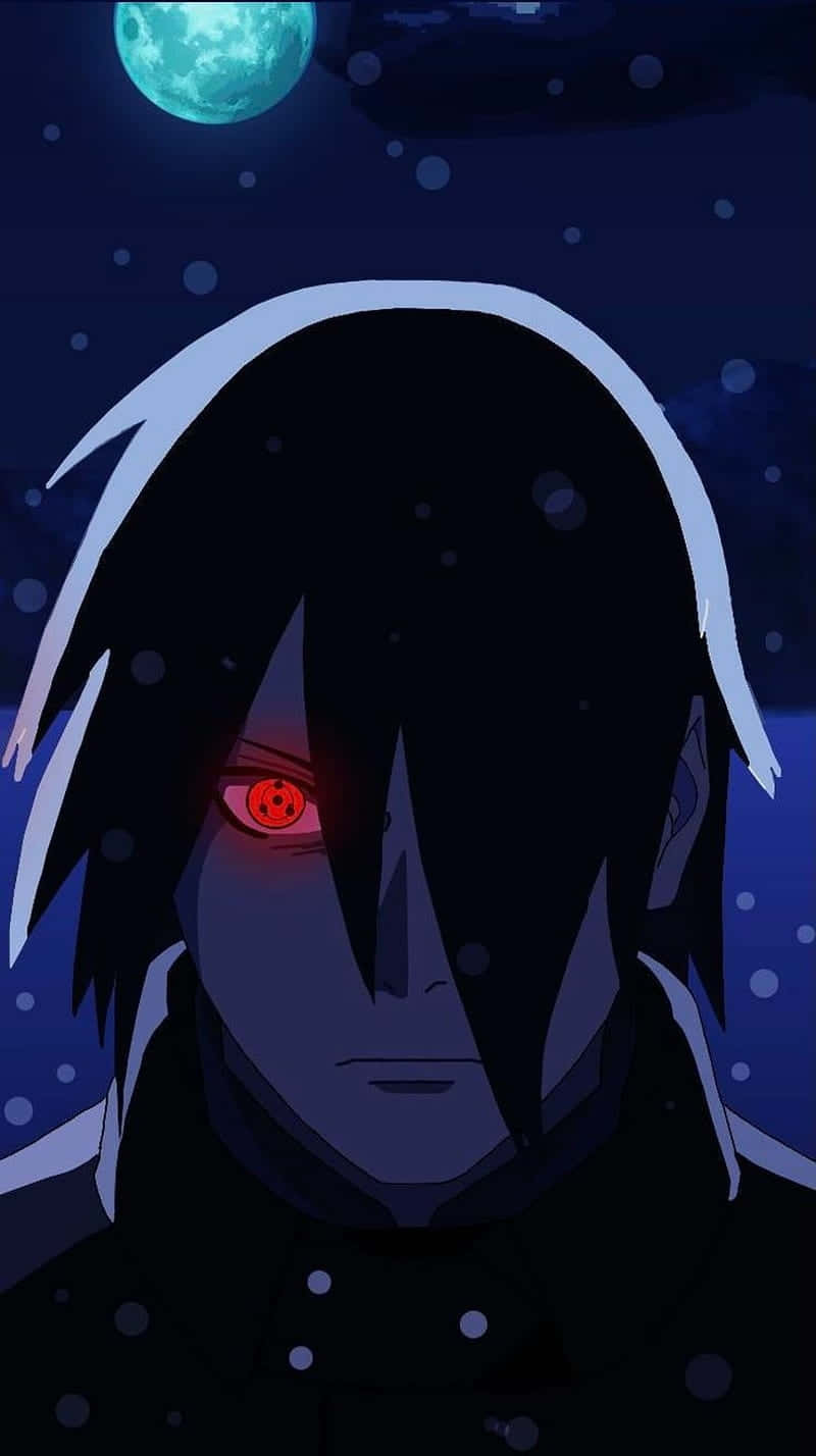 Sasuke Uchiha Moonlight Sharingan Background