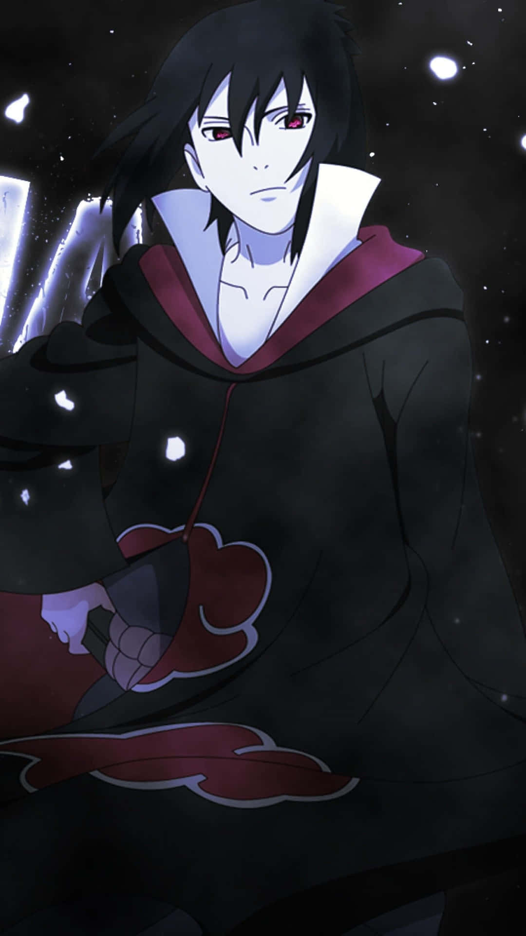Sasuke_ Uchiha_ Night_ Scene Background