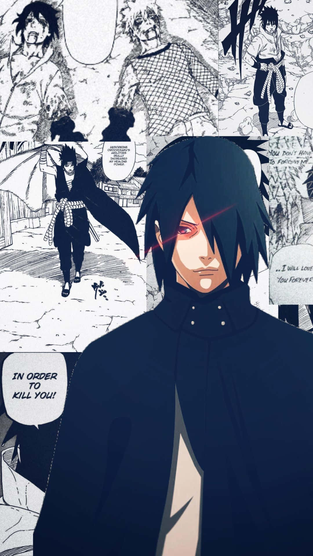 Sasuke Uchiha's Path Of Vengeance Background