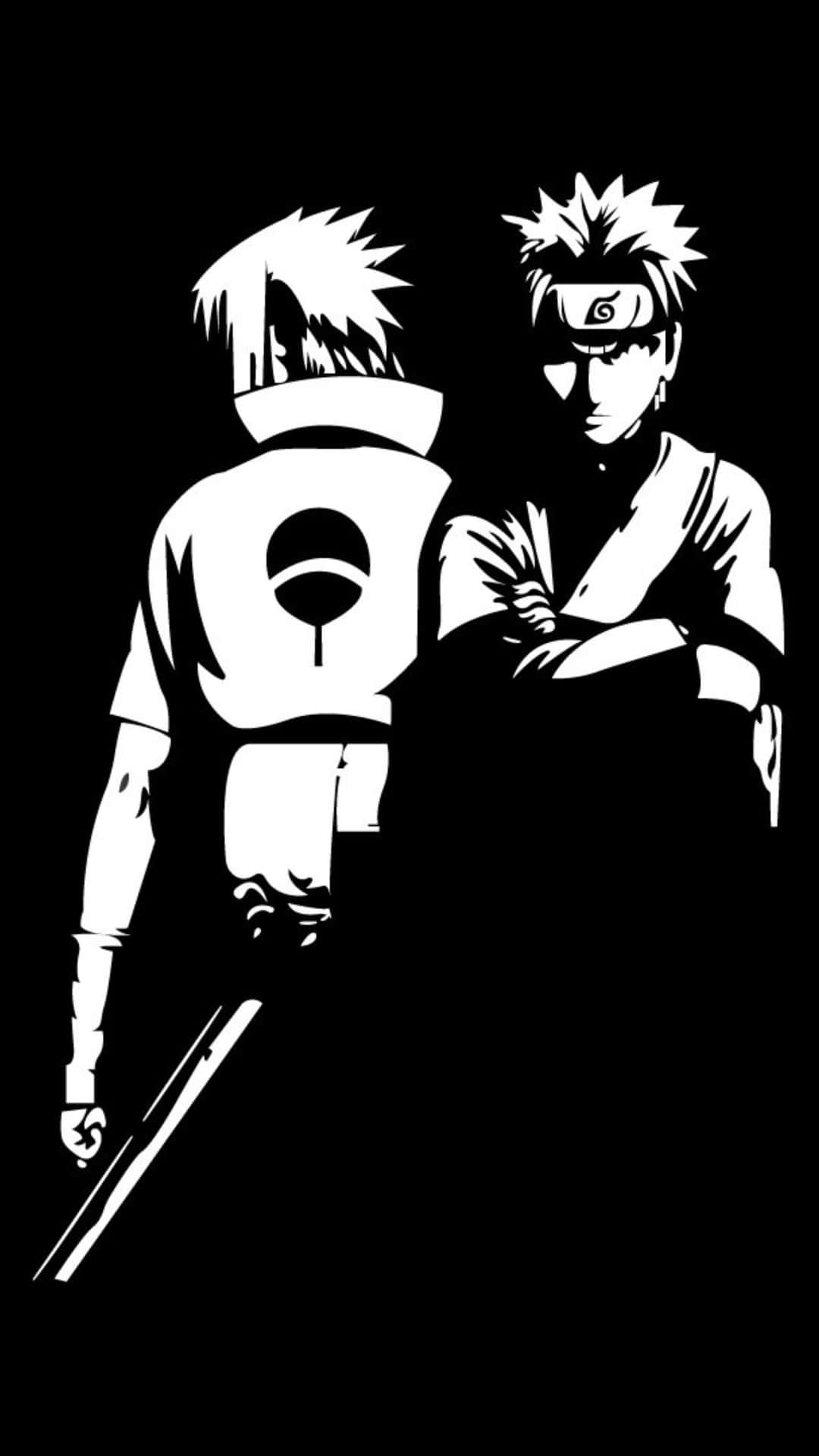 Sasuke_ Uchiha_ Silhouette_ Art Background