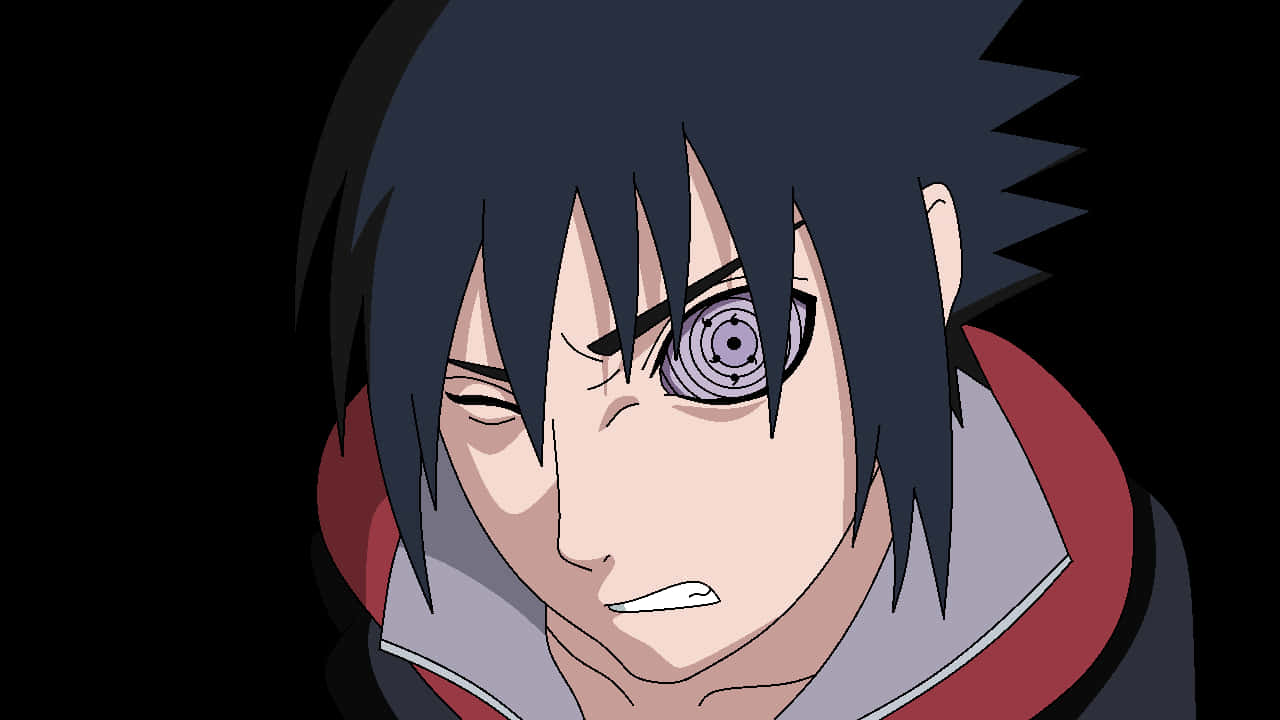 Sasuke Uchiha’s Determined And Intense Facial Expression