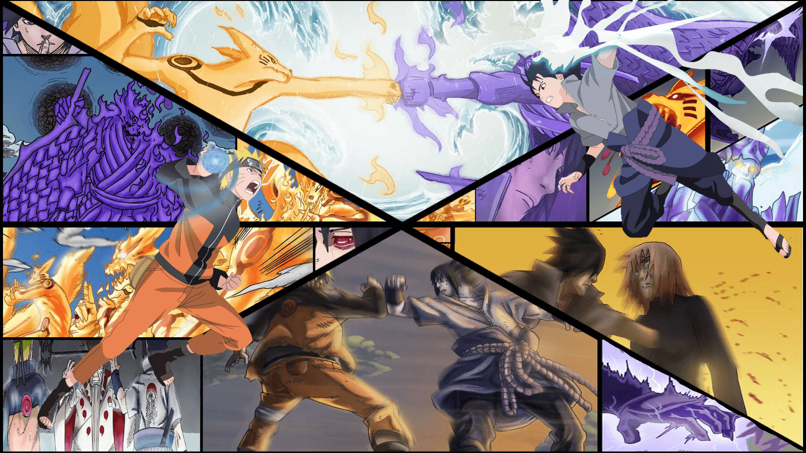 Sasuke Vs Naruto Cutscenes Background