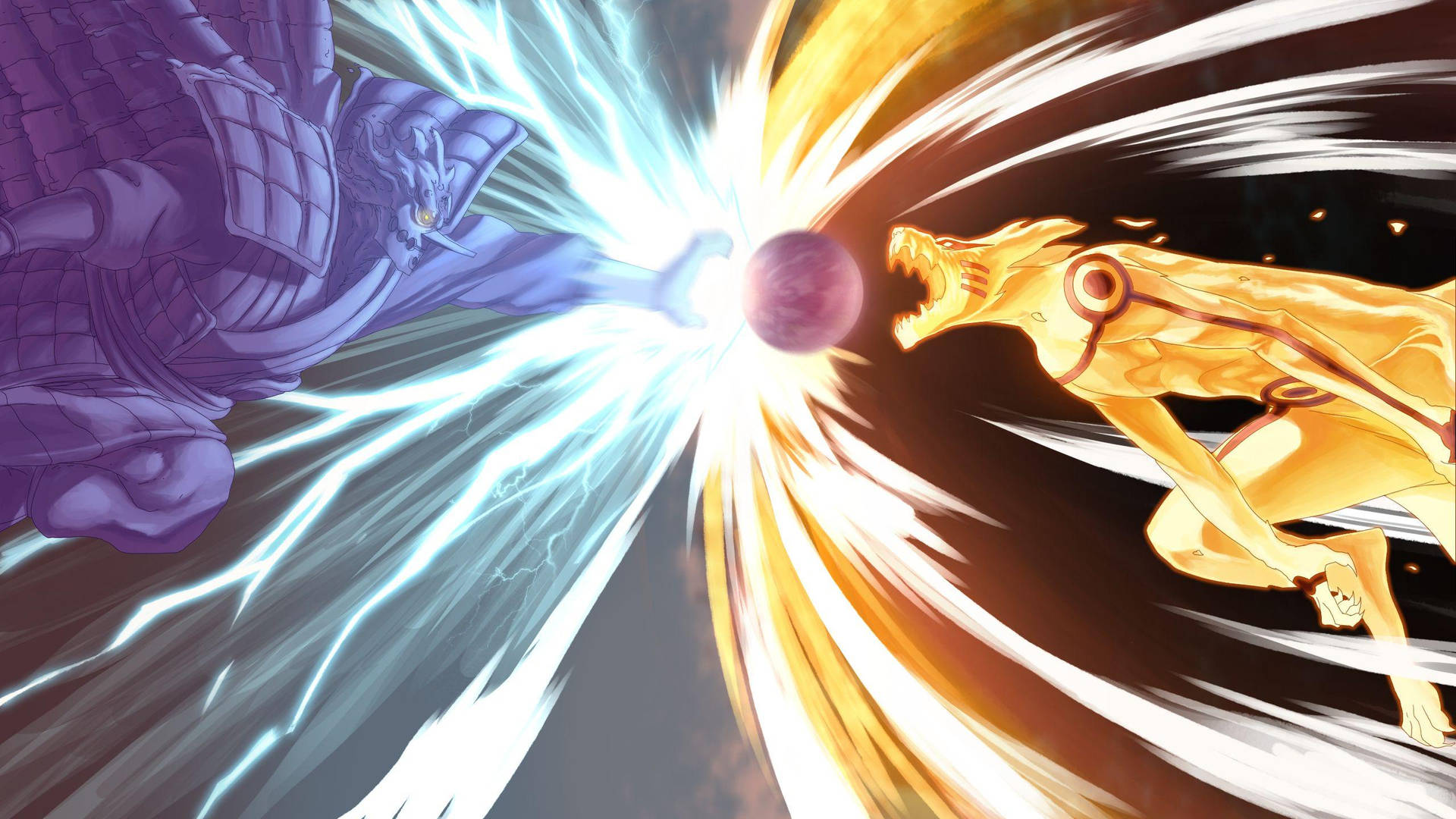 Sasuke Vs Naruto Final Battle Background