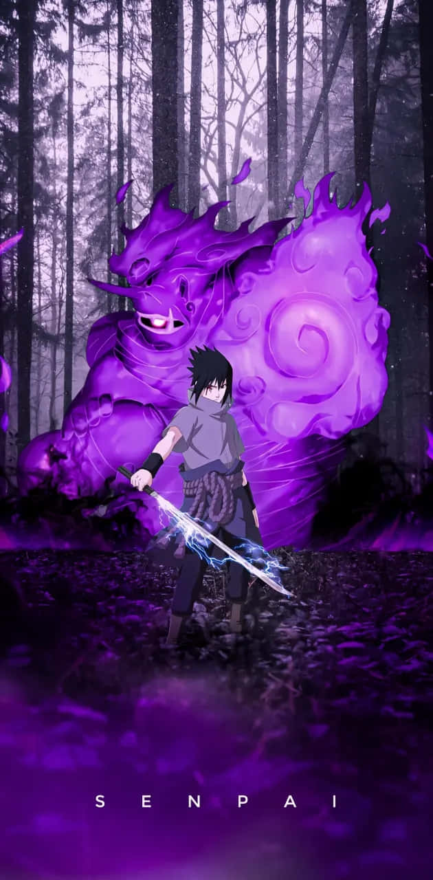 Sasukeand Susanoo Artwork Background