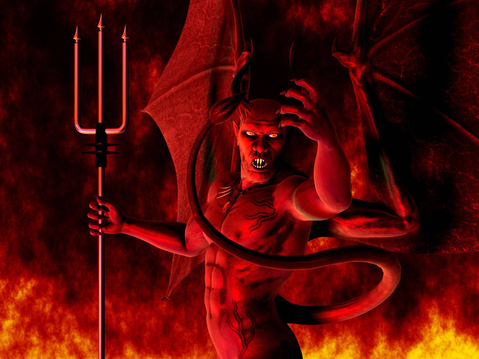 Satan On Fire Dark Devil