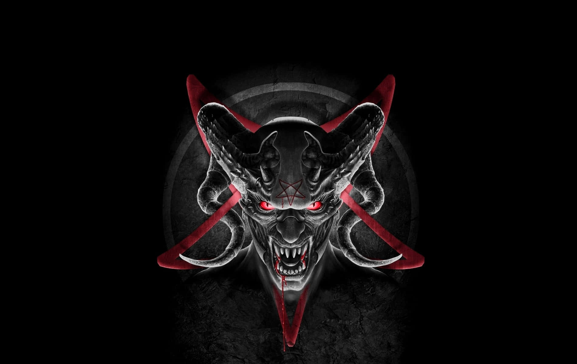 Satanic Beast Artwork Background
