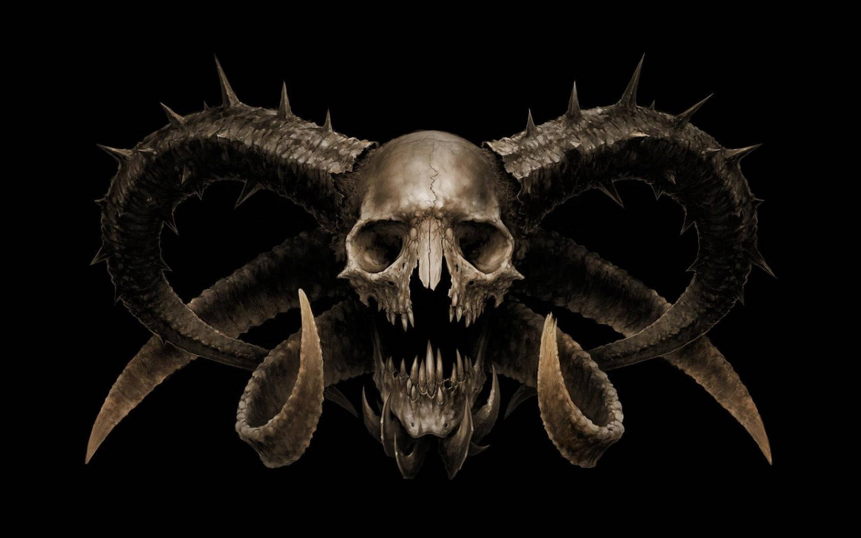 Satanic Skull Dark Devil