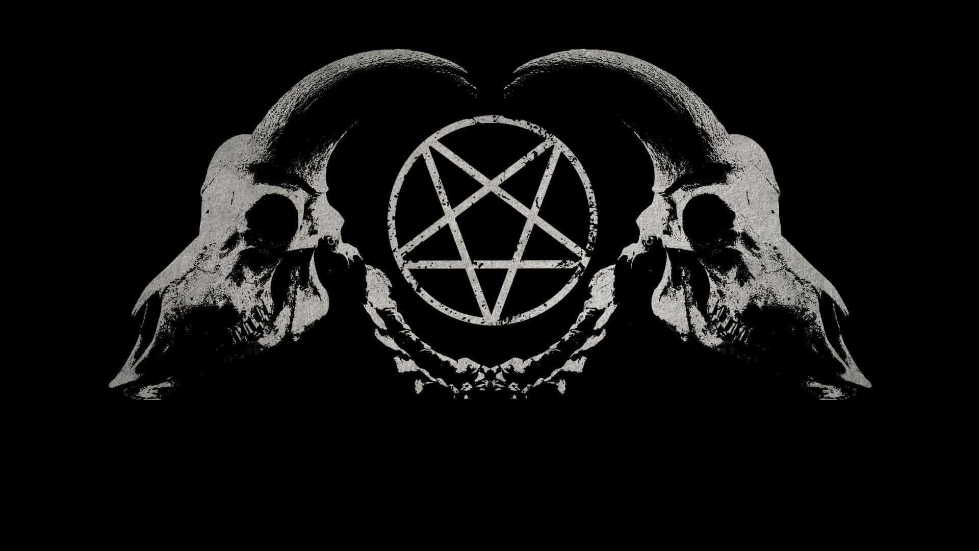 Satanic_ Skulls_and_ Pentagram Background