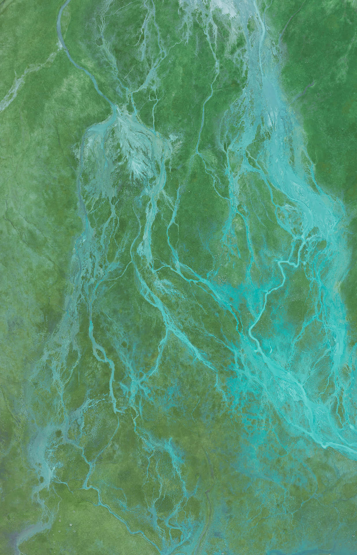 Satellite Image Of The Nile River Background
