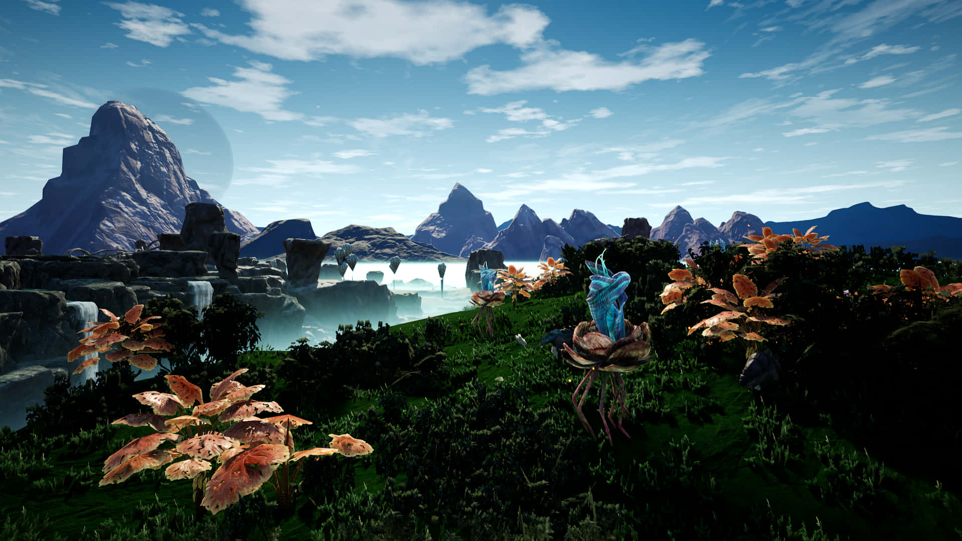Satisfactory Nature Screenshot Background