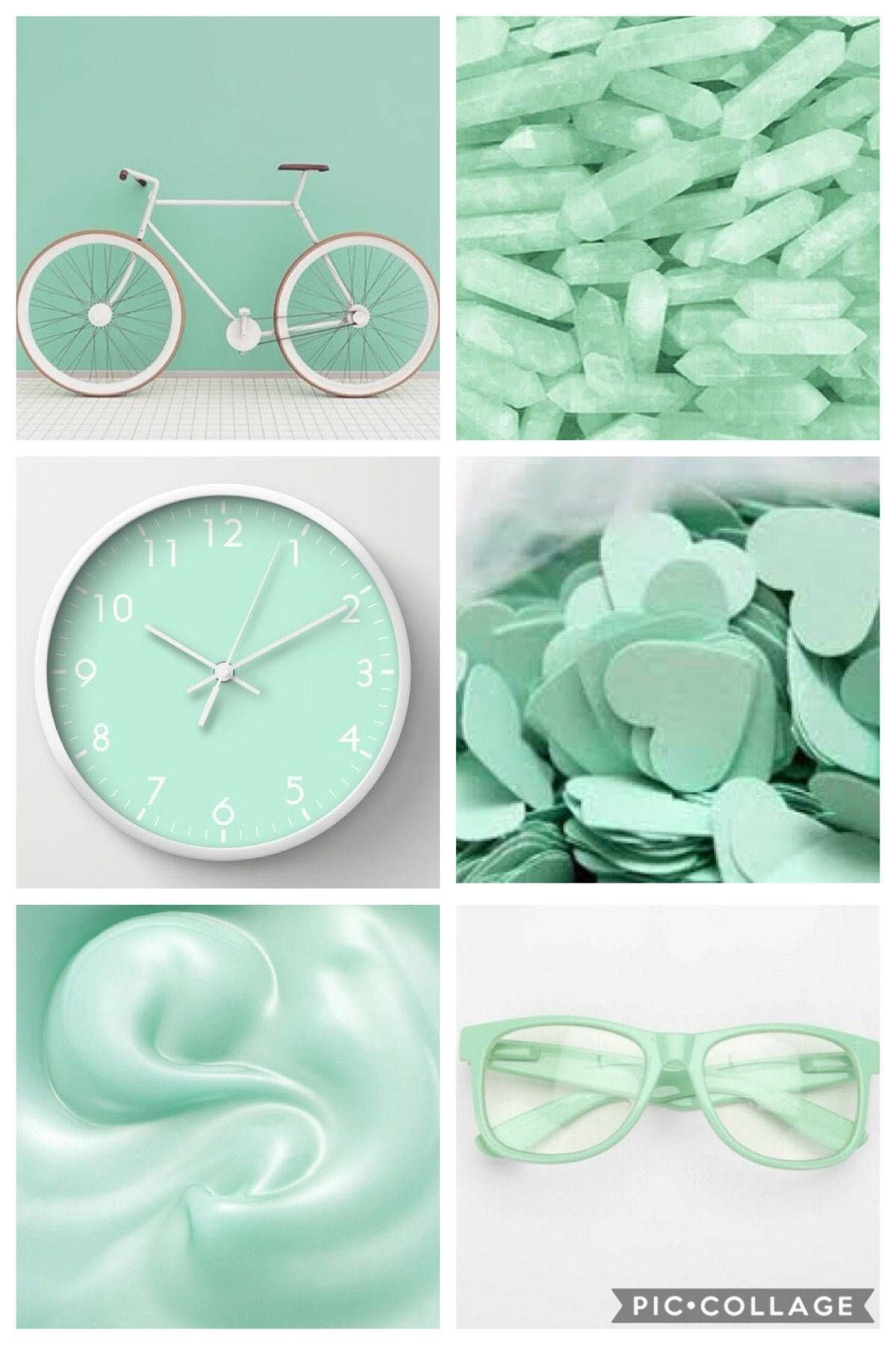 Satisfying Pastel Green Aesthetic Laptop Background