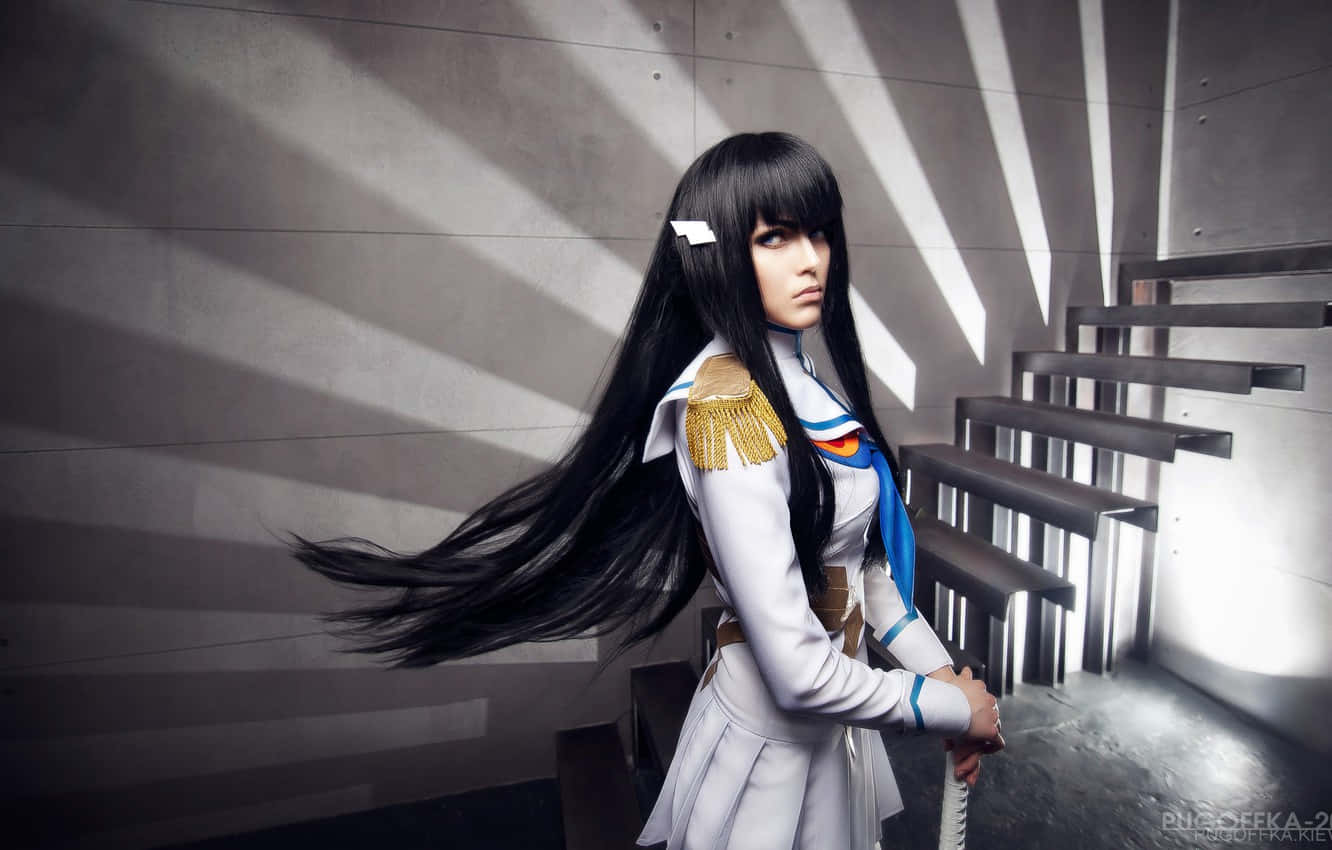 Satsuki Kiryuin Fights For Justice Background