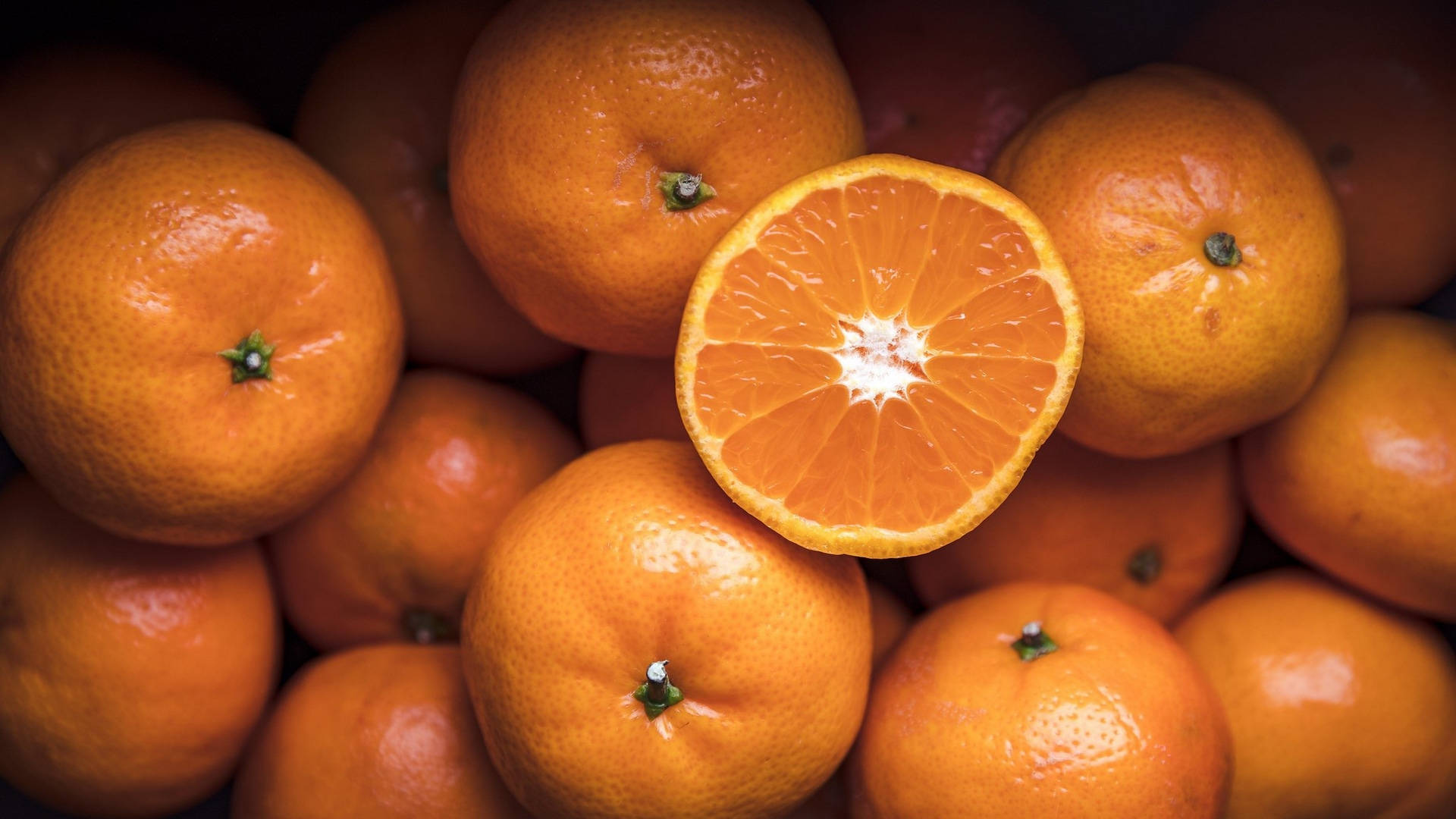 Satsuma Mandarin Citrus Fruit Background