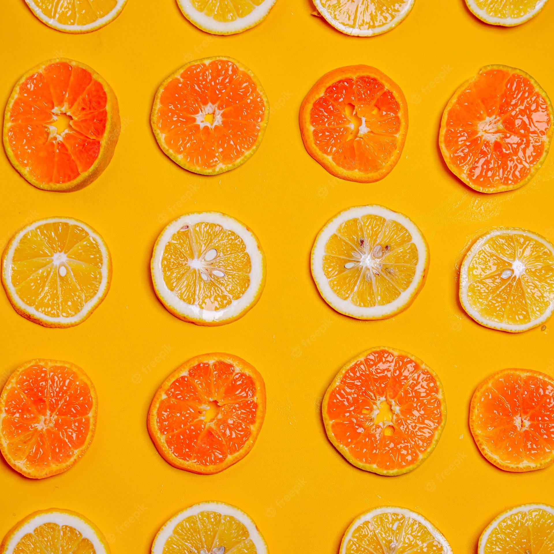 Satsuma Orange Digital Paint Background