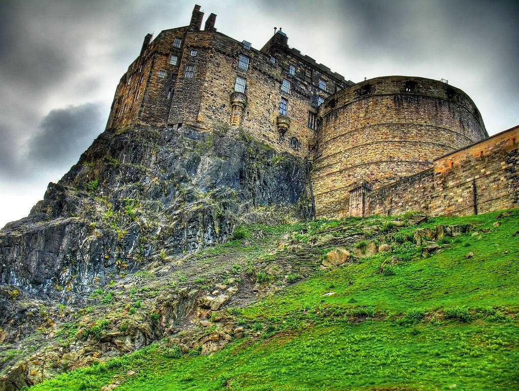 Saturated Photo Of Edinburgh Castle