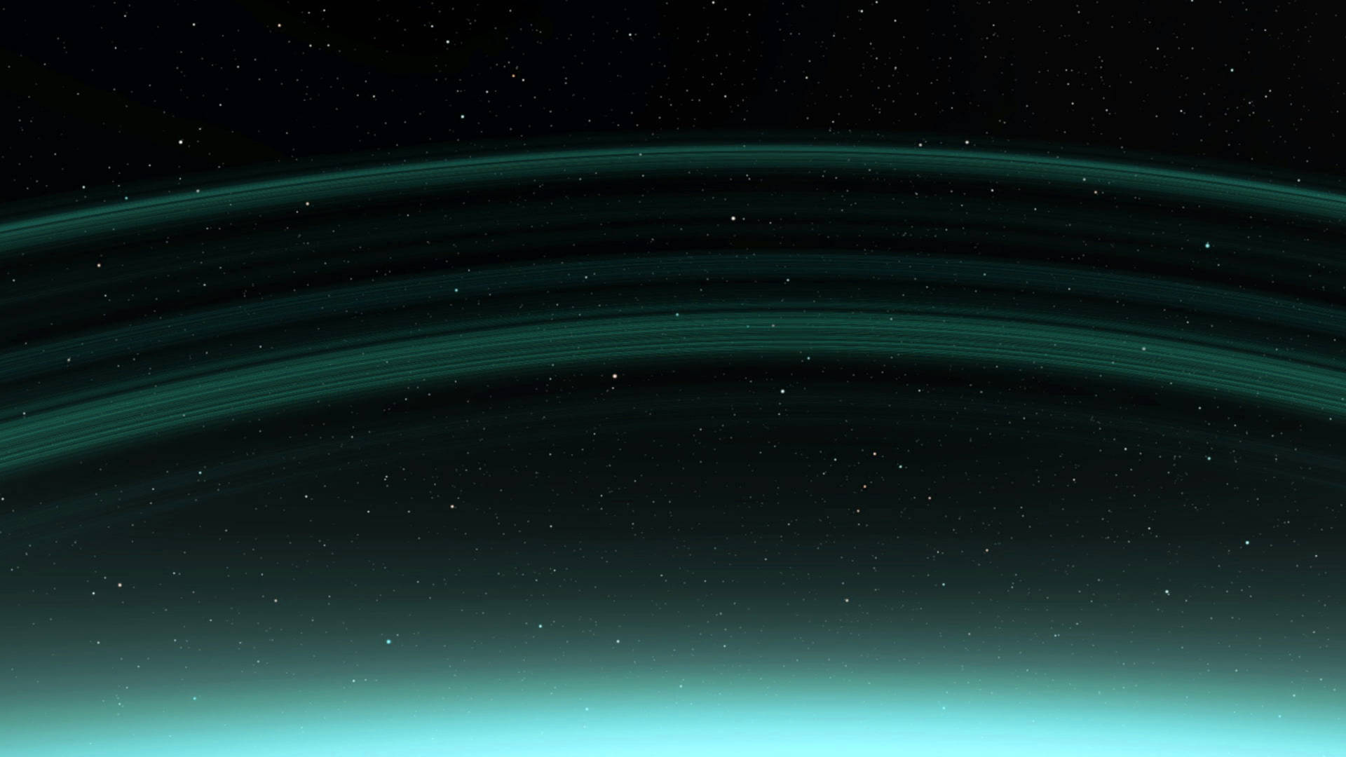 Saturn Rings Teal 4k Background