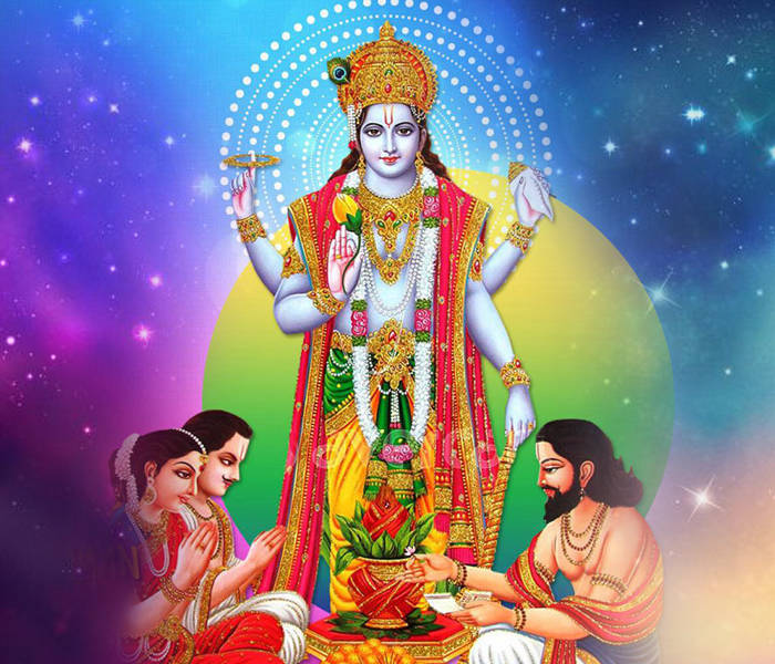 Satyanarayana Swamy Galaxy Background