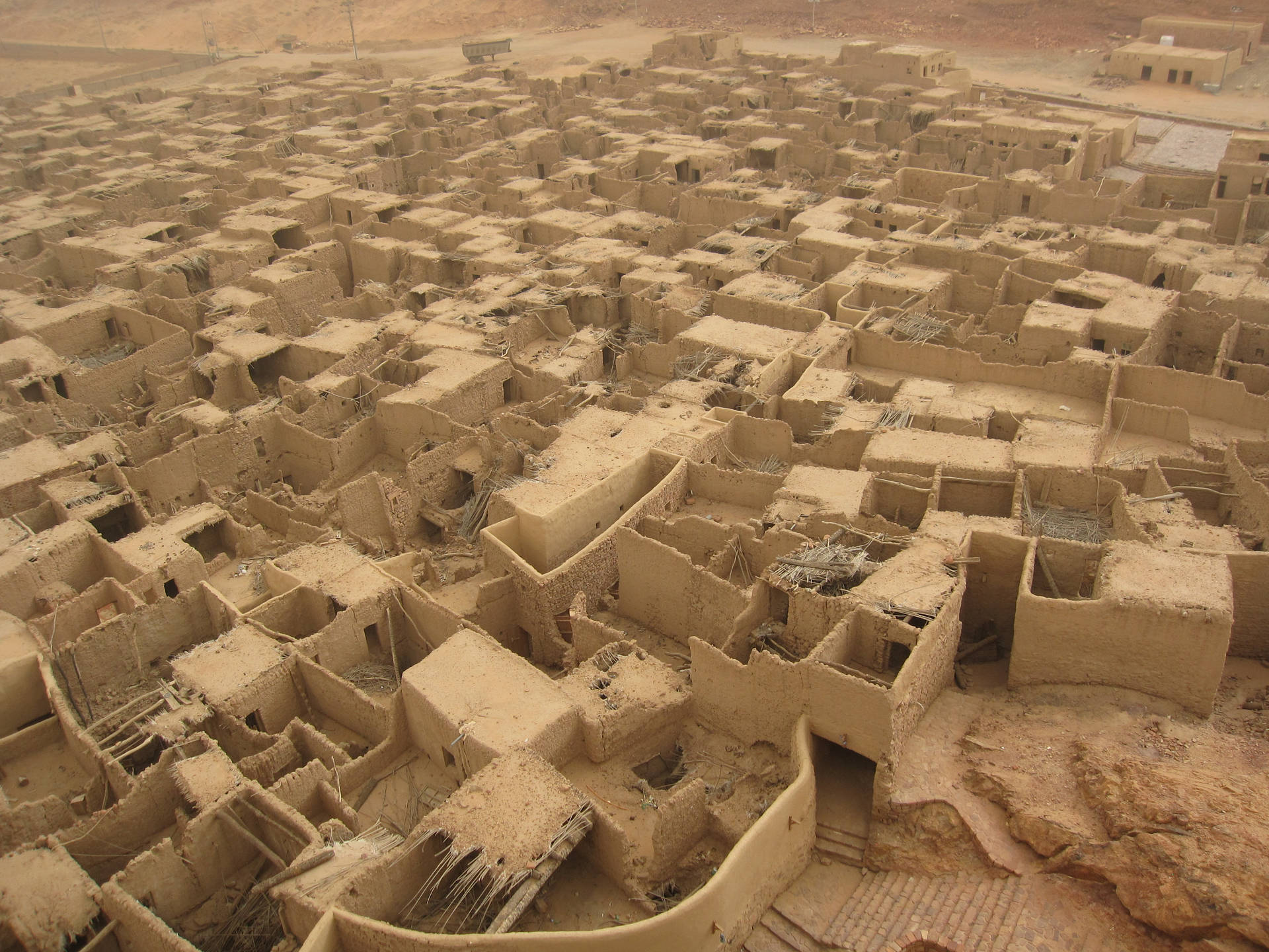 Saudi Arabia's Heritage Village Background
