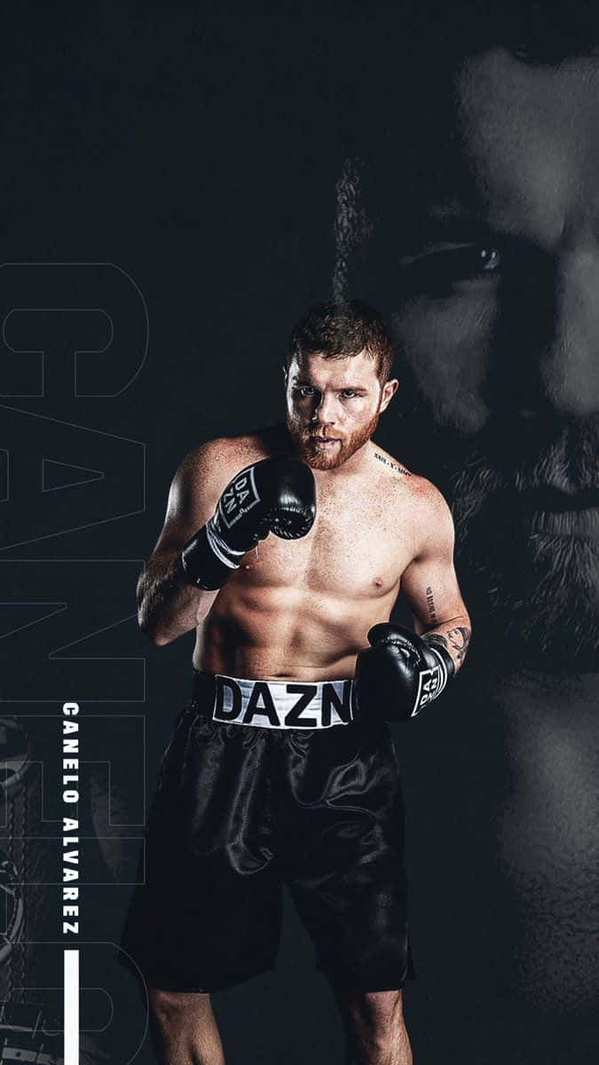 Saul 'canelo' Alvarez, The Boxing Maverick In Black Background