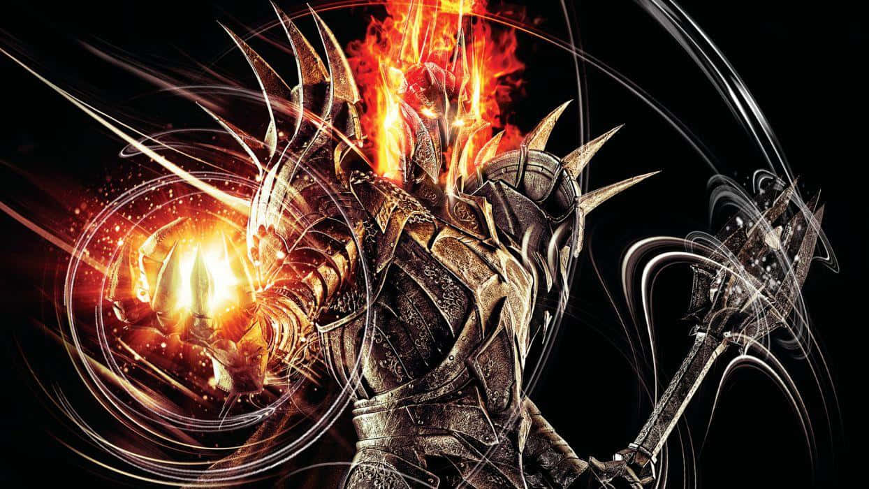 Sauron Shadow Of War 3d Art Background