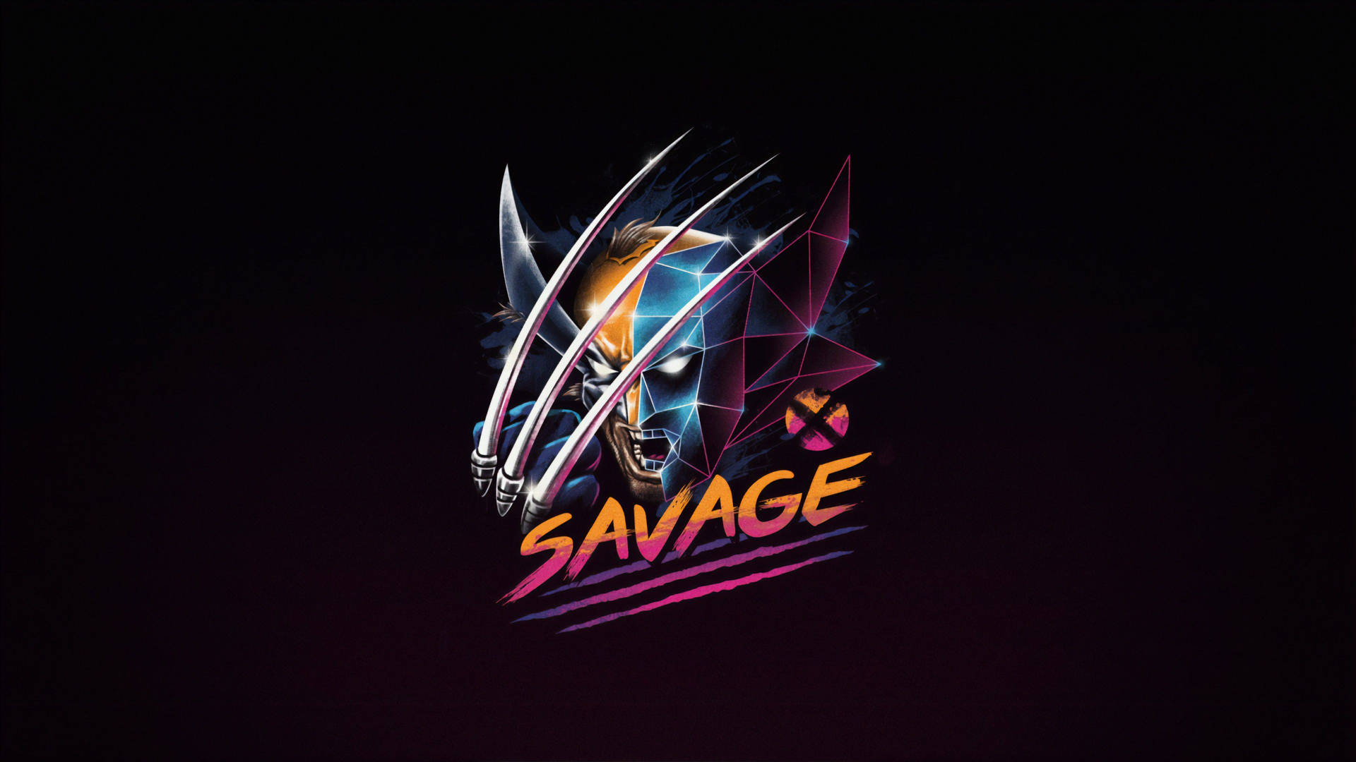 Savage Angry Monster Background