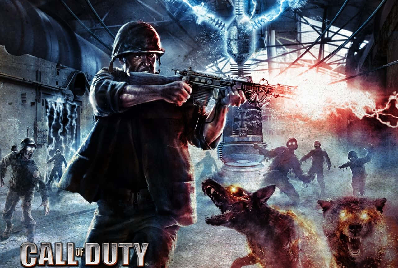 Save The World From A Zombie Invasion In The New Call Of Duty: Zombies Game! Background