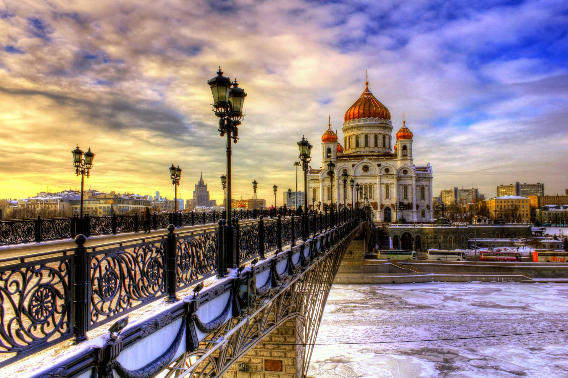 Saviour Cathedral In St. Petersburg Background