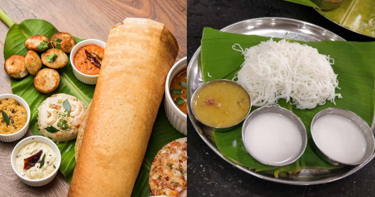 Savor The Crisp And Savory South Indian Treat Known As Dosa Background