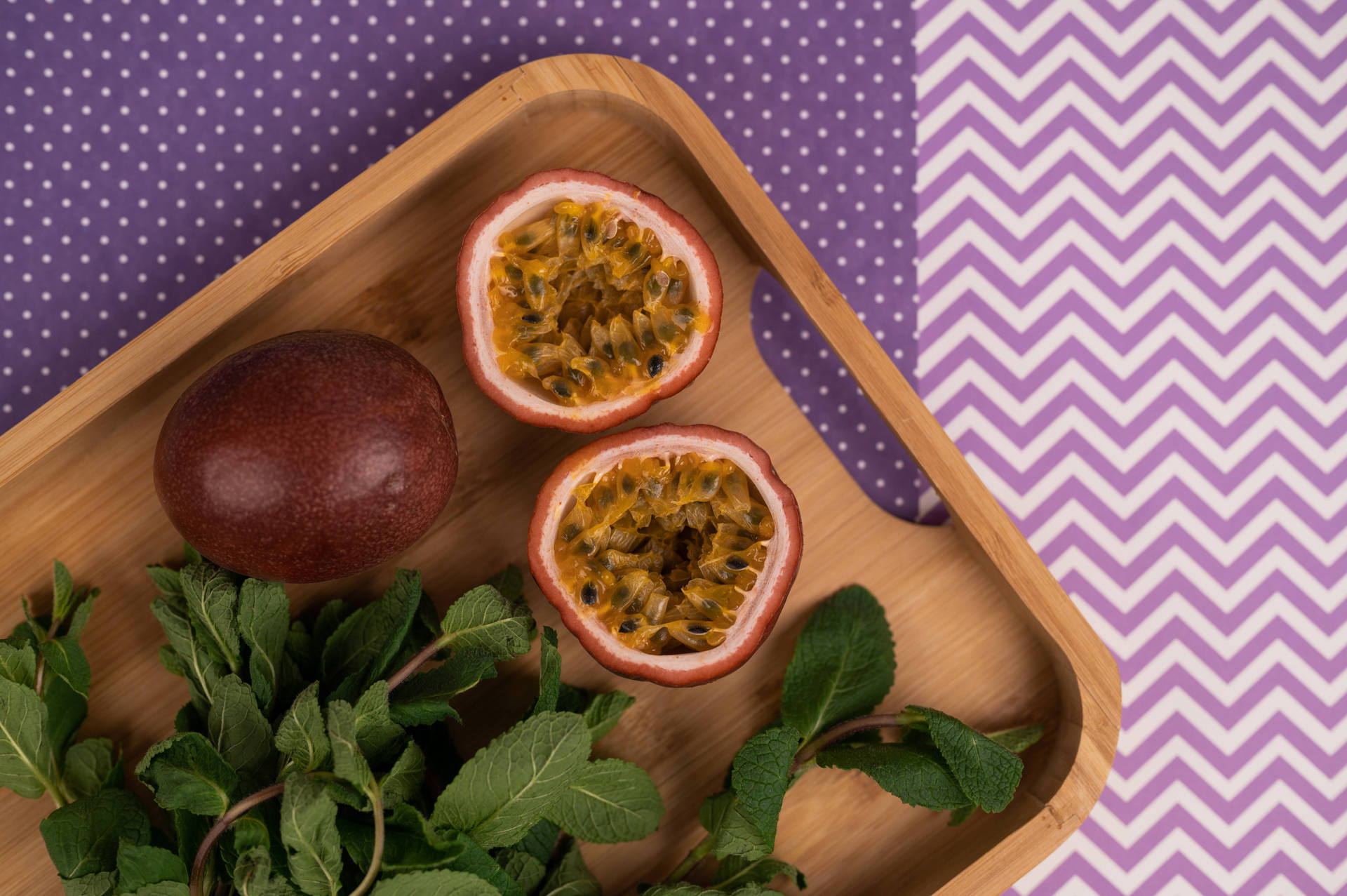 Savor The Exotic - A Freshly Sliced Passion Fruit