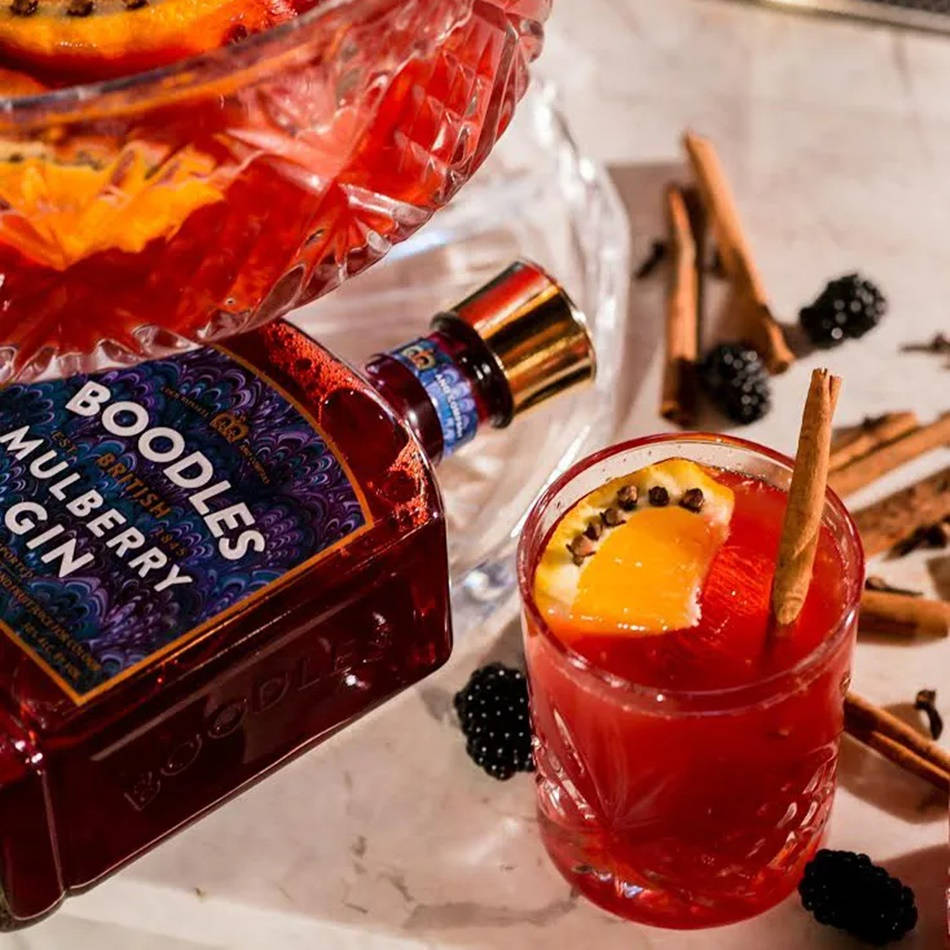 Savor The Flavor With Boodles Mulberry Cocktail Background