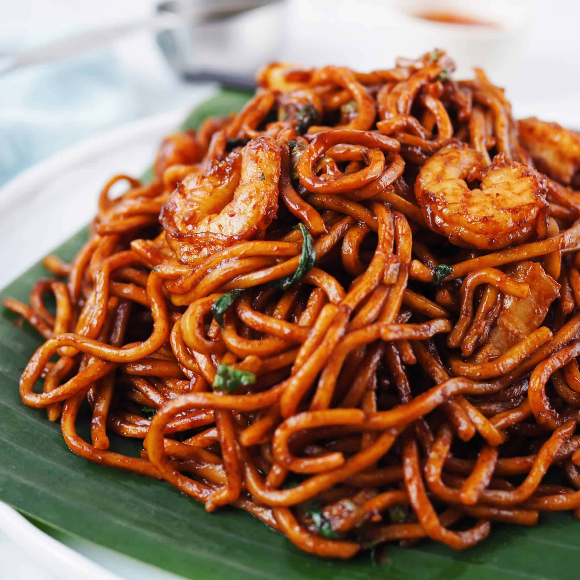 Savor The Taste Of Authentic Hokkien Mee Background