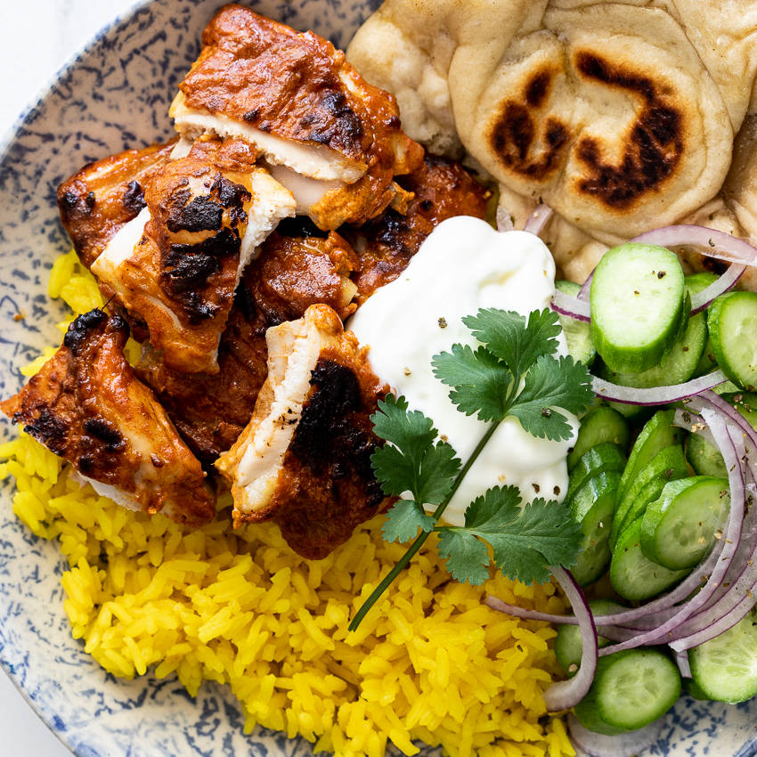 Savory Feast With Tandoori Chicken