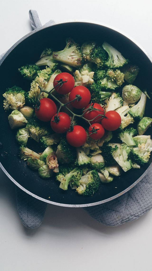 Savory Stir-fried Brussels Sprouts & Broccoli