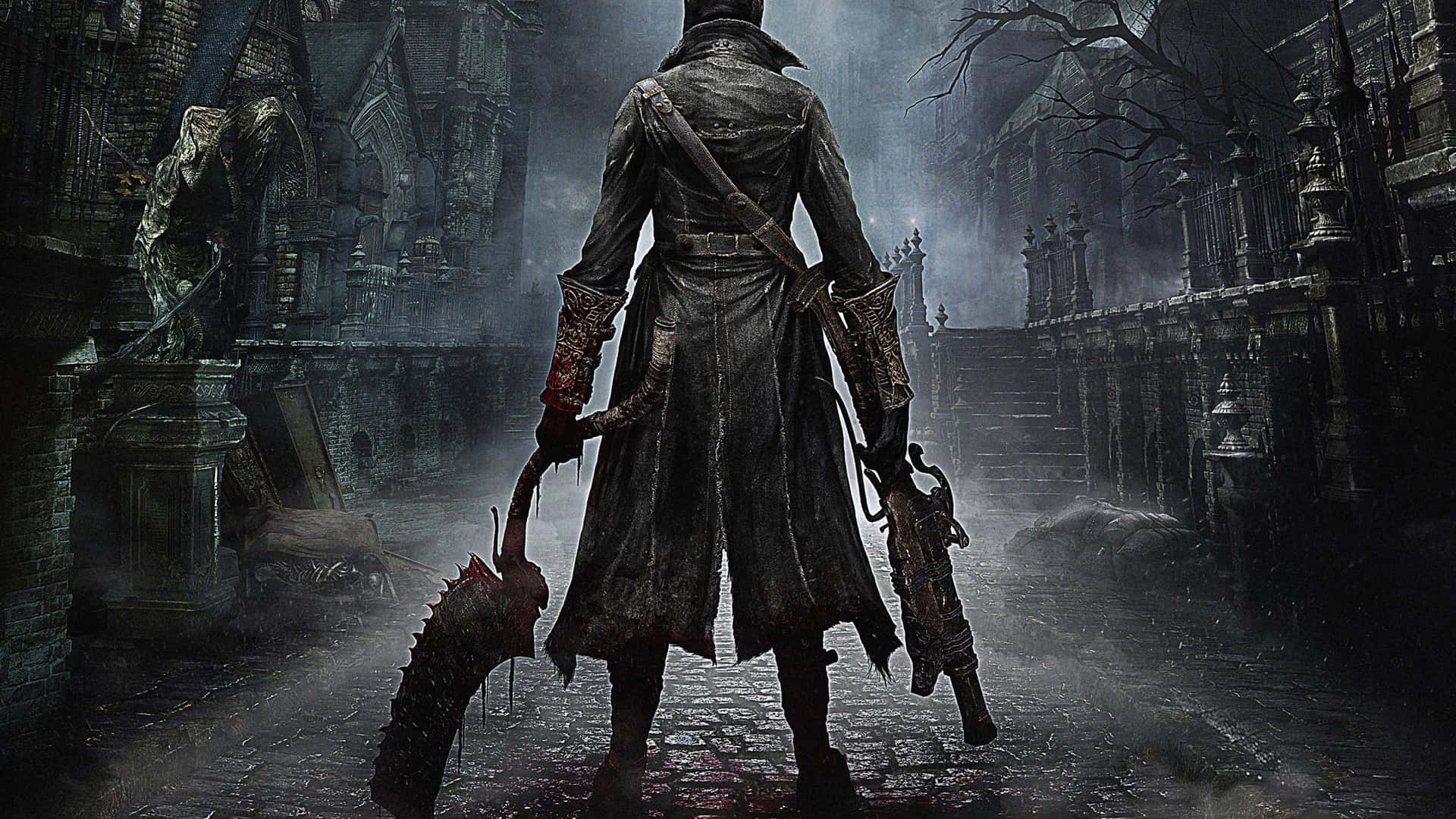 Saw Cleaver, Hunter Blunderbuss Bloodborne 4k Hd