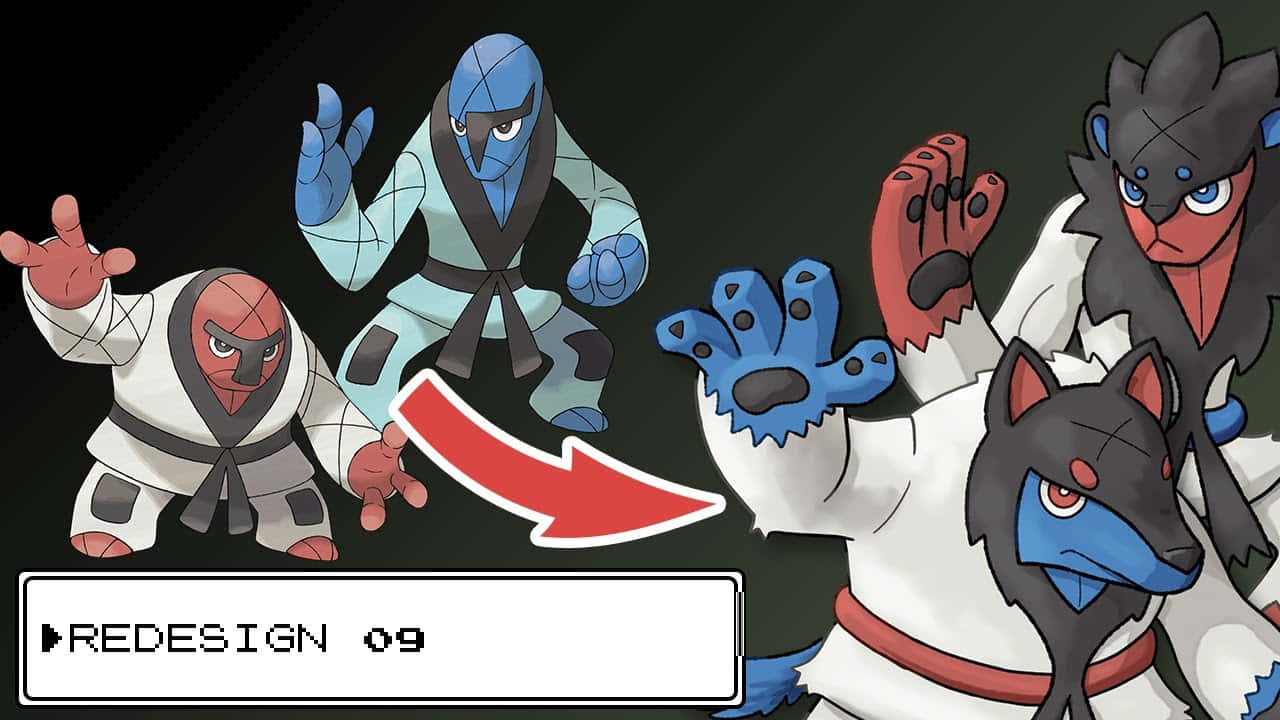 Sawk And Throh In Combat Stance Background