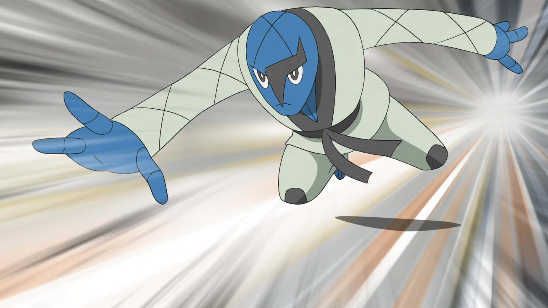 Sawk Fighting Flying Background