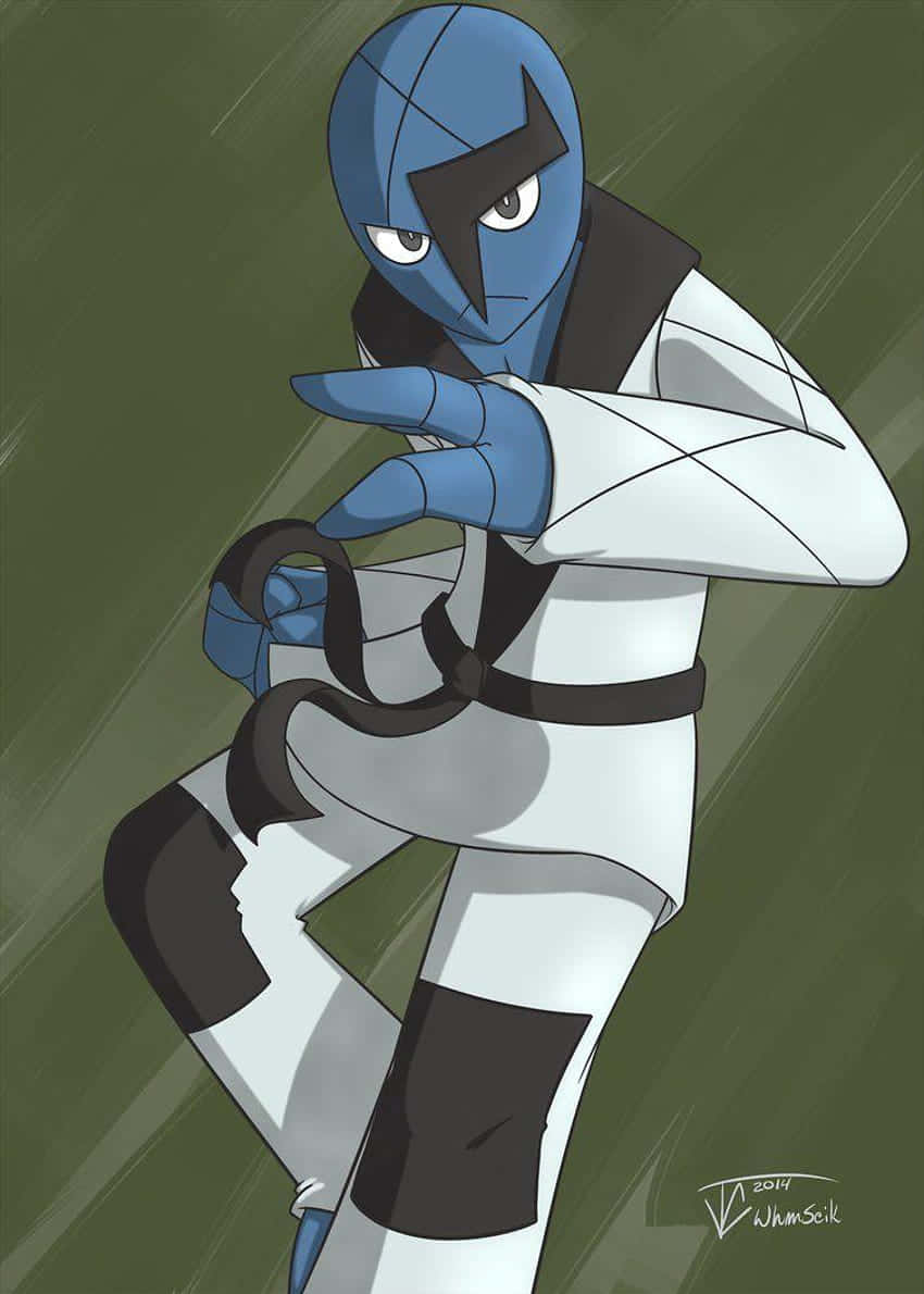 Sawk Fighting Green Background