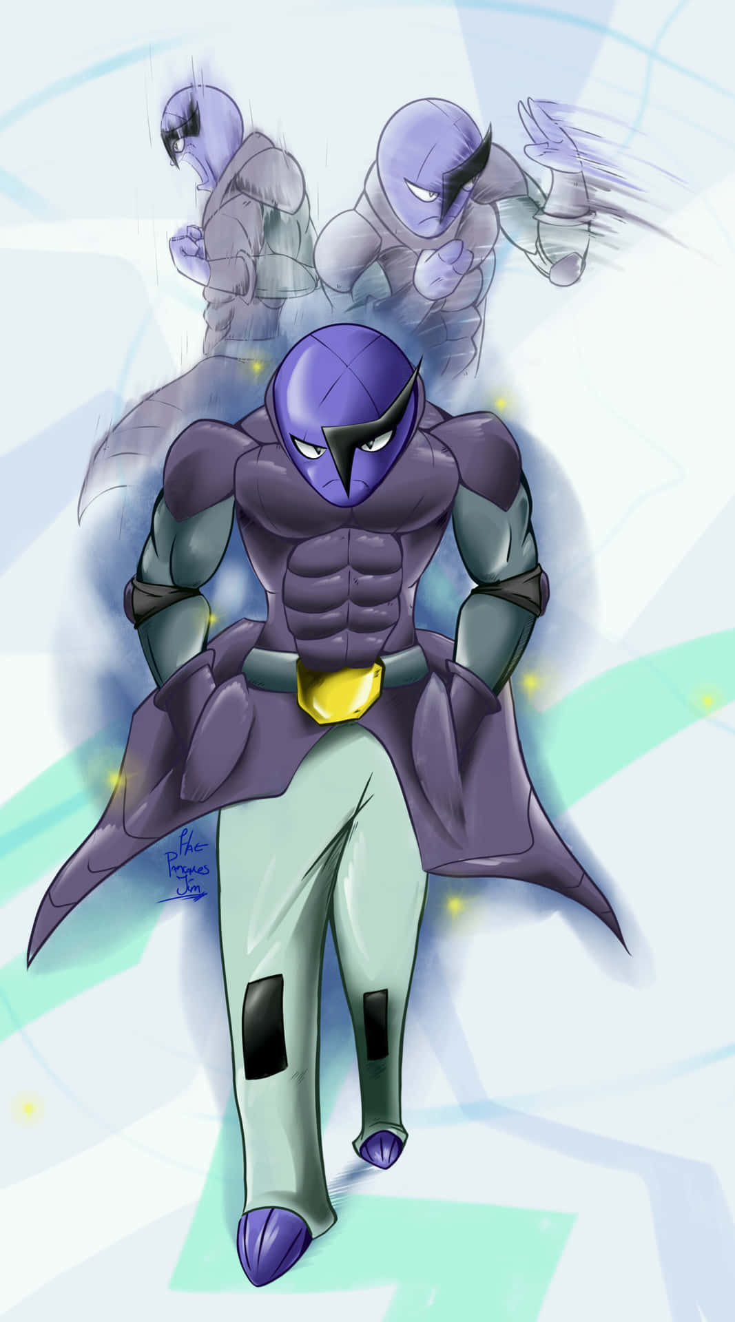 Sawk While Walking And Fighting Background