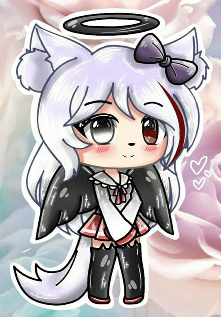 Say Hello To The Gacha Club Girl Background
