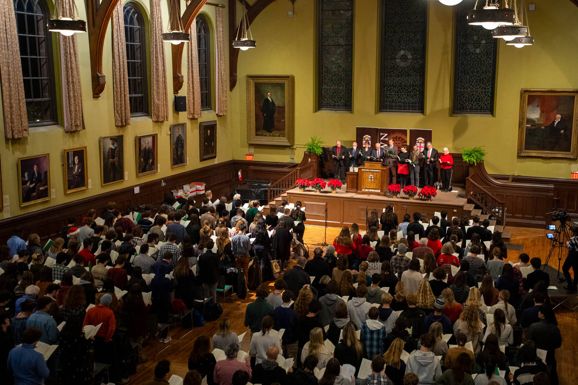 Sayless Hall At Brown University Background