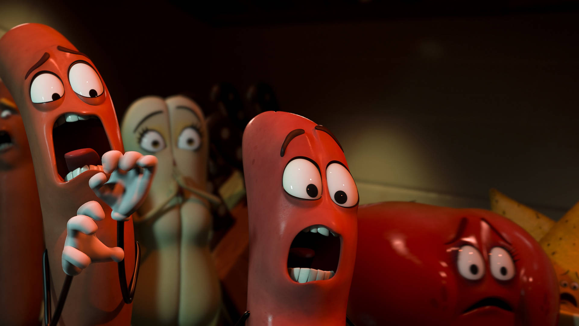 Scared Foods Sausage Party