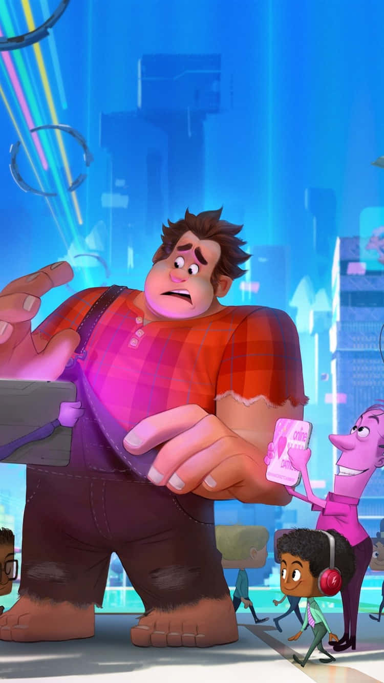 Scared Ralph In Ralph Breaks The Internet Background