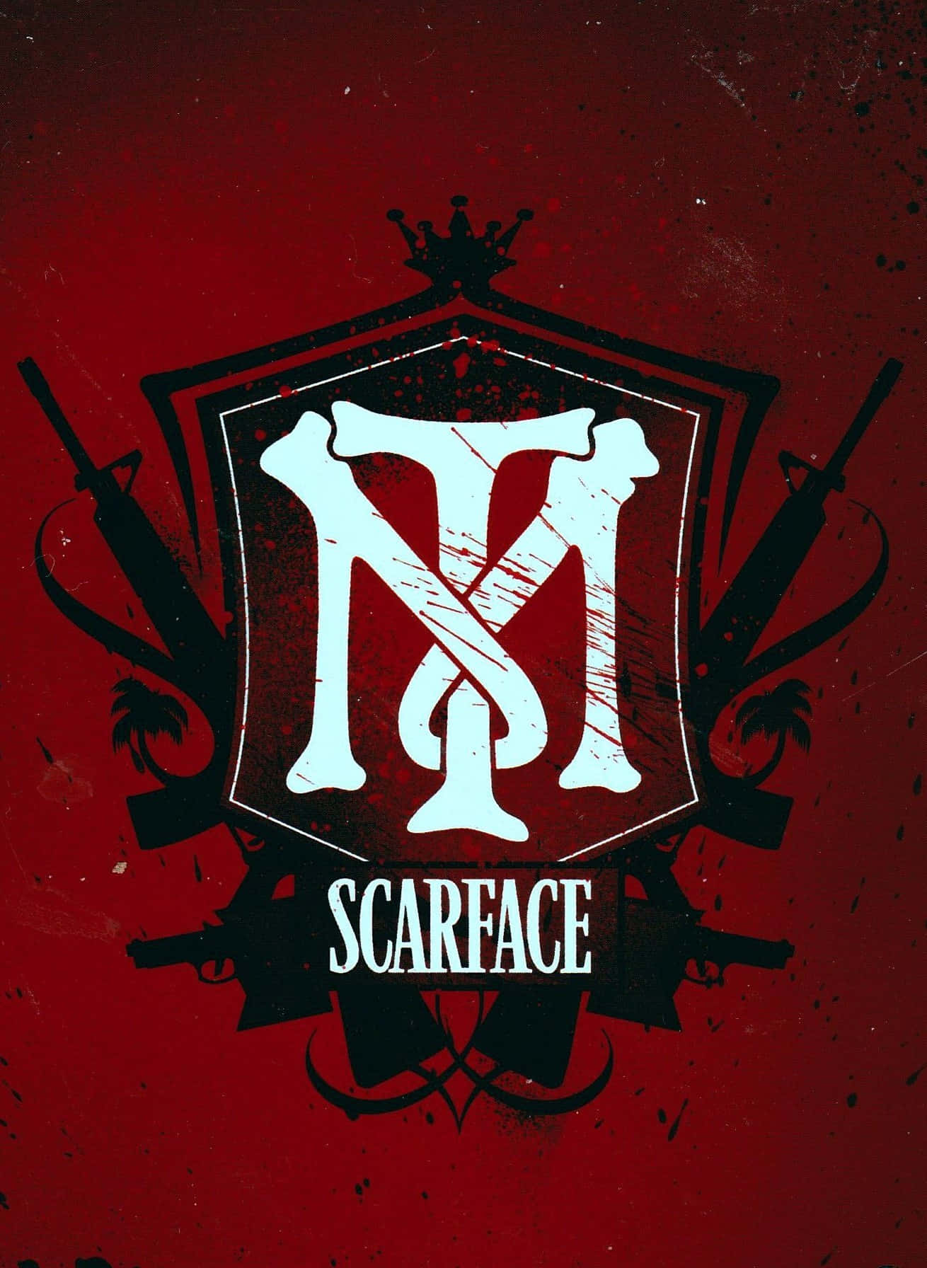 Scarface Movie Emblem Background