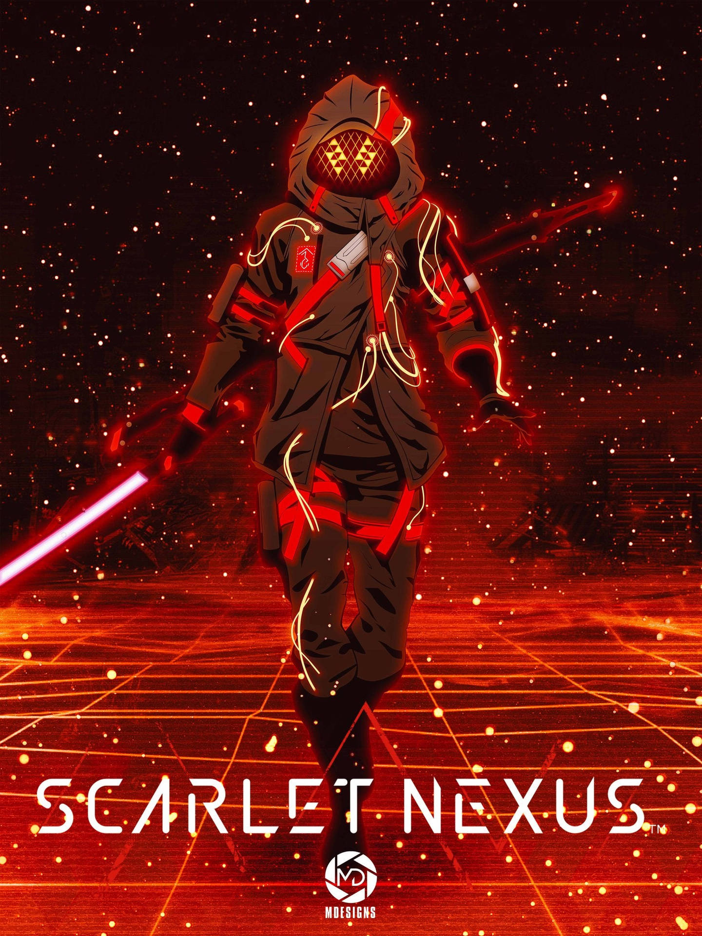 Scarlet Nexus Yuito Black Suit Background